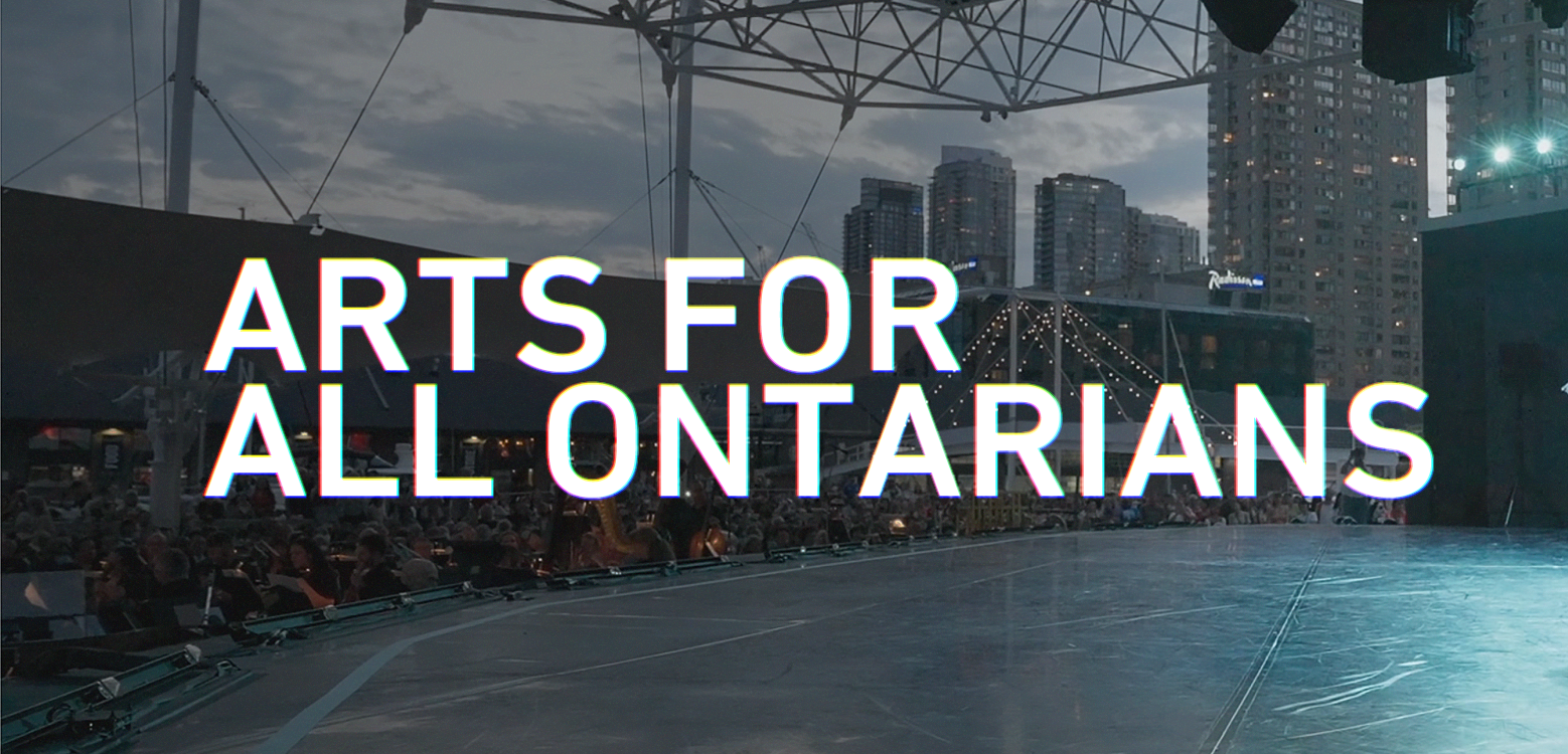 Arts for all Ontarians